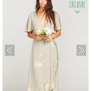 Show Me Your Mumu Sophia Wrap Dress Lily Showers!